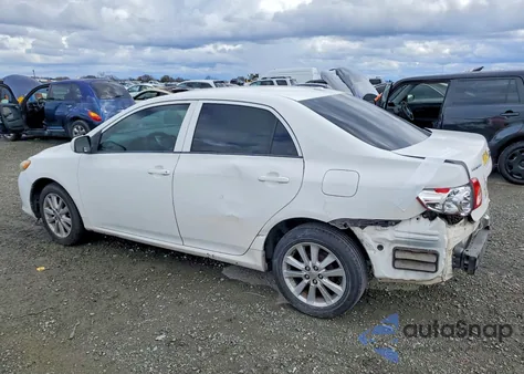 2010 Toyota Corolla Base z USA, uszkodzony, nr VIN 2T1BU4EE9AC507155